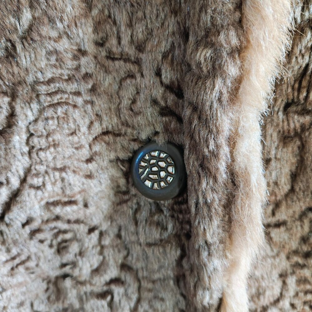 Vintage Faux Persian Lamb Coat - Picture 2 of 9